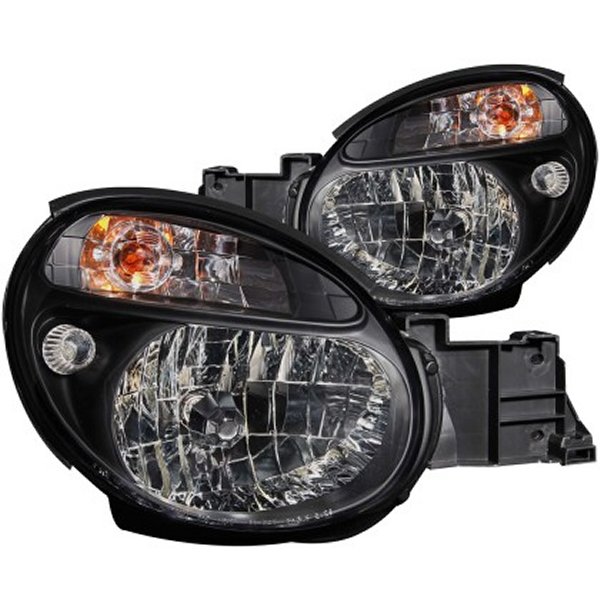【USA在庫あり】 ANZO 2002-2003 スバル Impreza Crystal ヘッドライト Black anz121121 HD店