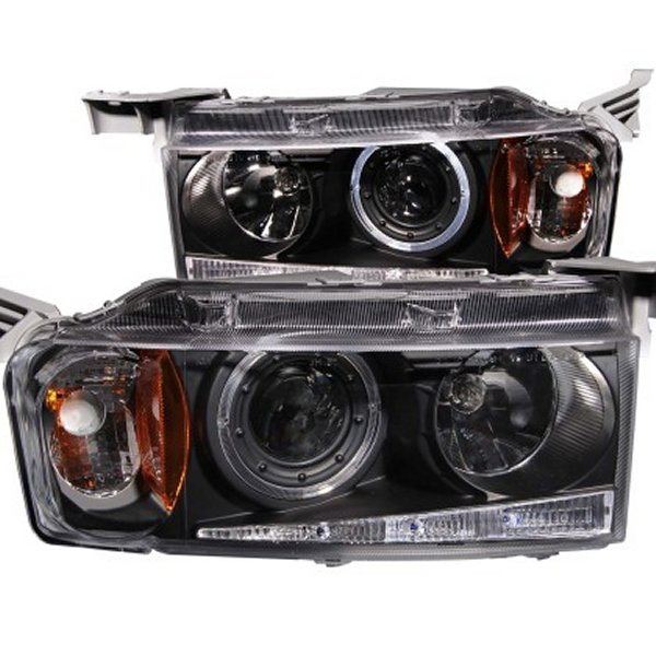 【USA在庫あり】 ANZO 2004-2007 Scion Xb プロジェクターヘッドライト w/ Halo ブラック G2 anz121347 HD店