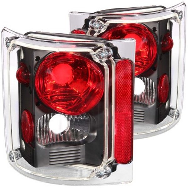 【USA在庫あり】 ANZO 1973-1987 シボレー C 10 Taillights Black anz211016 HD店