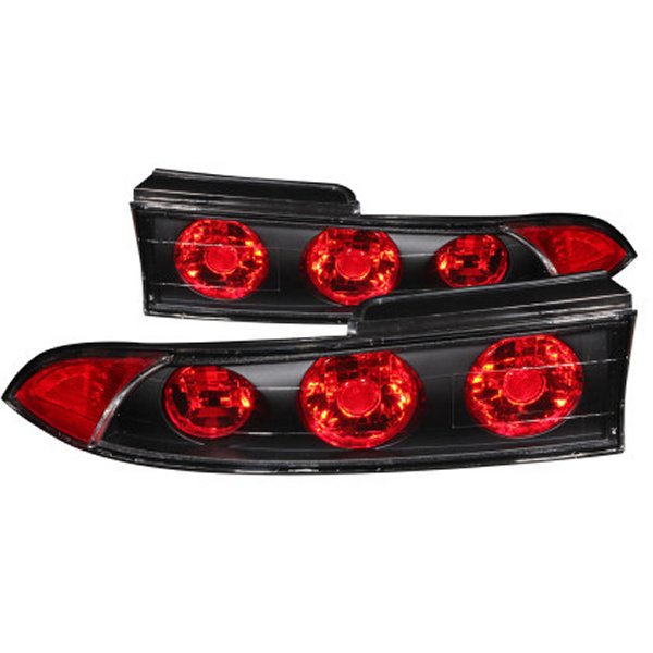 【USA在庫あり】 ANZO 1995-1999 ミツビシ Eclipse Taillights Black anz221084 HD店