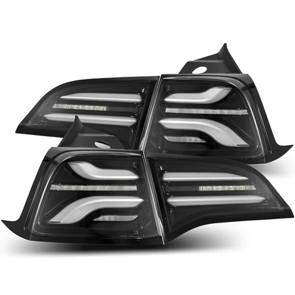 【USA在庫あり】 AlphaRex PROシリーズ LED テールライト ジェットブラック 17年-22年 Tesla Model 3 arx601010 HD店
