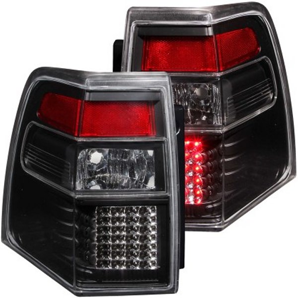 【USA在庫あり】 ANZO 2007-2014 フォード Expedition LED Taillights Black anz311110 HD店