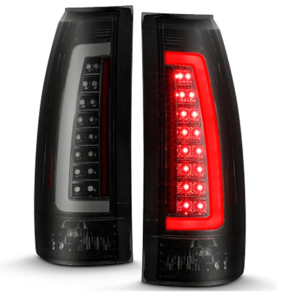 【USA在庫あり】 ANZO 1999-2000 キャデラック Escalade LED Taillights ブラック Housing Smoke Lens Pair anz311345 HD店