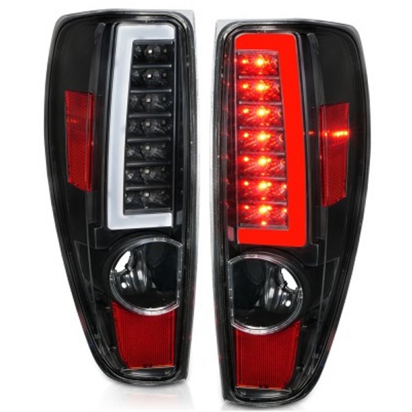 【USA在庫あり】 ANZO 2004-2012 シボレー Colorado/ GMC Canyon LED Tail Lights w/ Light Bar ブラック Housing anz311382 HD店