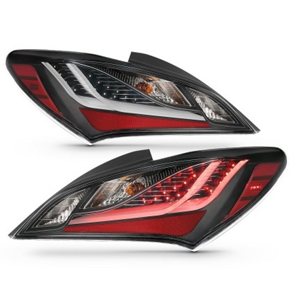 【USA在庫あり】 ANZO 10-13 ヒュンダイ Genesis 2DR LED Taillights Smoke anz321347 HD店