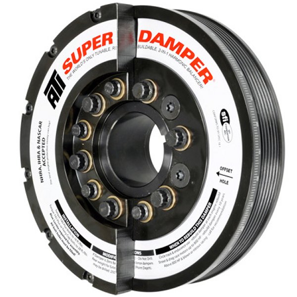 【USA在庫あり】 ATI ダンパー - 7.425in - Steel - 6 Grv - Duramax - 06年-10年 - LBZ & LMM - Ext Bal - 3 Ring - Diesel appATI917369 HD店