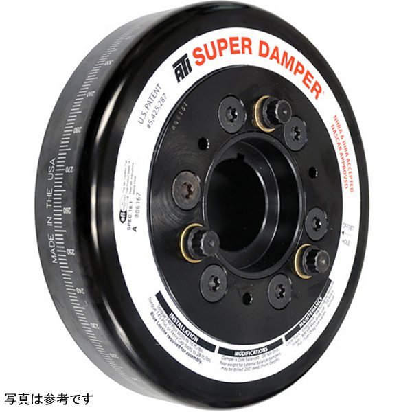 【USA在庫あり】 ATI ダンパー - 7.074in - アルミニウム - 20年 Supra / 19年以降 Z4 - B58 - Dry Sump - 6 Groove appATI918573 HD店