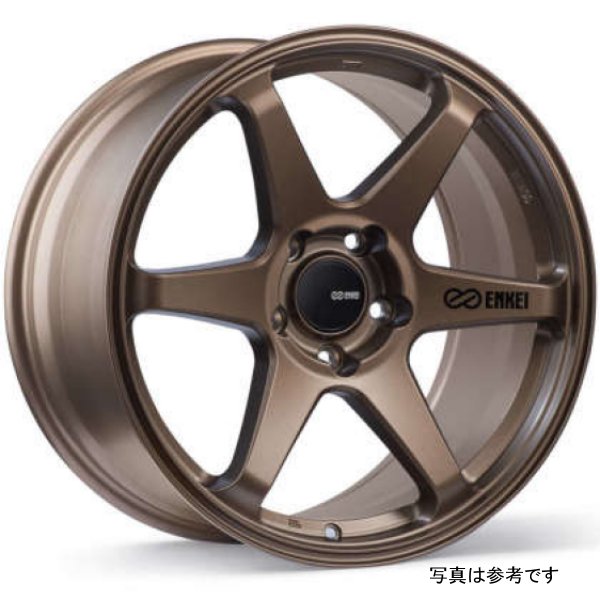 【USA在庫あり】 Enkei T6R 17x8 40mm オフセット 5x114.3 ボルト Pattern 72.6 Bore Matte Bronze ホイール enk539-780-6540ZP HD店