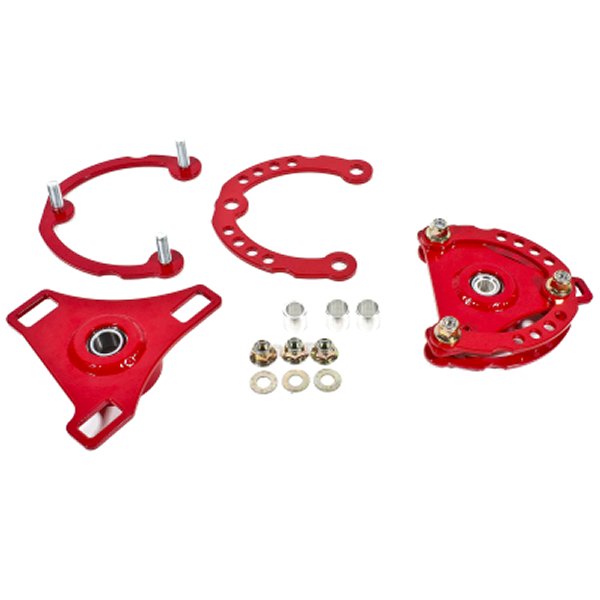 【USA在庫あり】 BMR 15-17 S550 Mustang Caster キャンバー Plates レッド bmrCP001R HD店