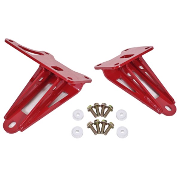 【USA在庫あり】 BMR 11-17 S197 Mustang Motor Mount ブラケット レッド bmrMM008R HD店
