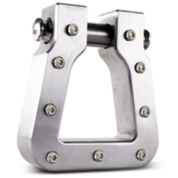 【USA在庫あり】 Body Armor 4x4 Mega D-Ring Machined シルバー シングル bod5141-M HD店