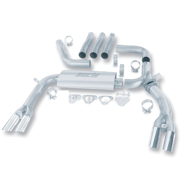 【USA在庫あり】 Borla 84-92 シボレー カマロ / ポンティアック Trans Am 5.0L/5.7L V8 3in Adj SS Cat-Back Exhaust w/ アダプターs bor14888 HD店