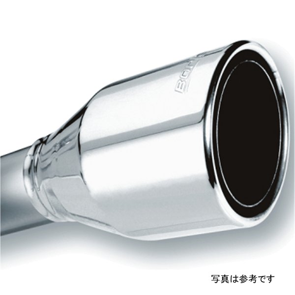 【USA在庫あり】 Borla 2.5in Inlet 4.5in Round Rolled Angle Cut Phantom X 7.75in Long Embossed Universal エキゾースト Tips bor20247 HD店
