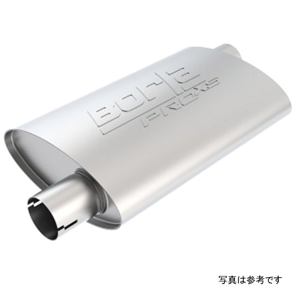 【USA在庫あり】 Borla Universal Pro-XS Oval 2.25in Inlet / Outlet オフセット Notched Muffler bor400489 HD店