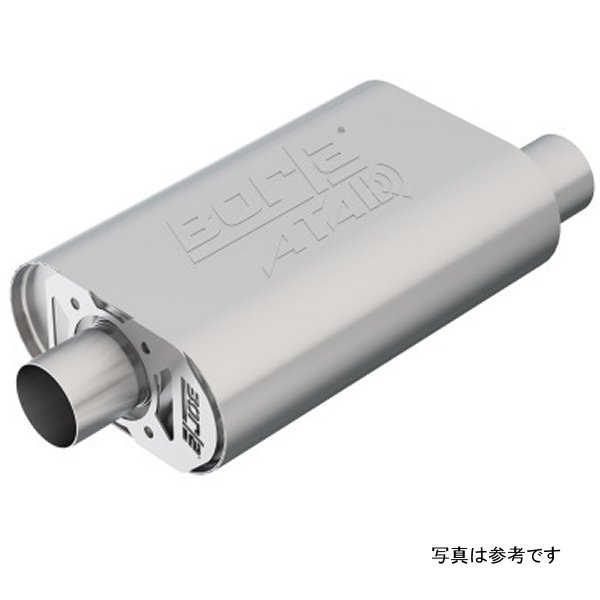 【USA在庫あり】 Borla CrateMuffler SBC Hot 350/383 2.5インチ オフセット/Center 14in x 4.35in x 9in Oval Atak Muffler bor400820 HD店