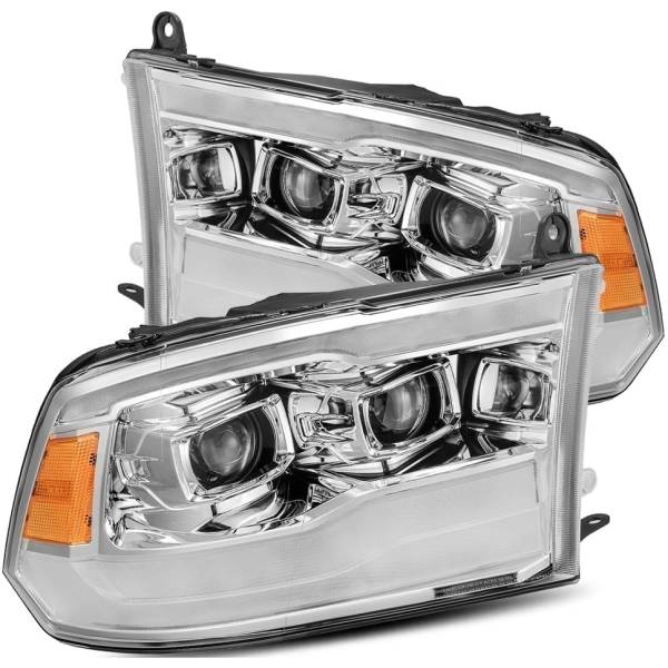 【USA在庫あり】 AlphaRex PROシリーズ プロジェクターヘッドライト Plank Style クローム 09年-18年 Dodge Ram 1500HD arx880598 HD店