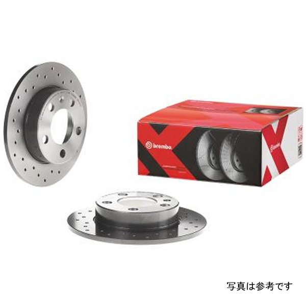 【USA在庫あり】 Brembo 07-11 Camry/17-18 Corolla iM/06-18 RAV4 フロント Premium Xtra Cross Drilled UV Coated Rotor bre09.A417.1X HD店