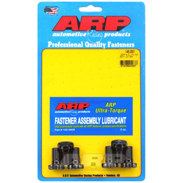 【USA在庫あり】 ARP Jeep 4.0L Inline 6 フライホイール Bolt Kit arp146-2801 HD店