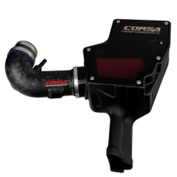 【USA在庫あり】 Corsa 18年-23年 フォード Mustang GT 5.0L V8 Forged カーボン Fiber Air Intake w/ DryTech 3D No Oil cor44007D-MF HD店