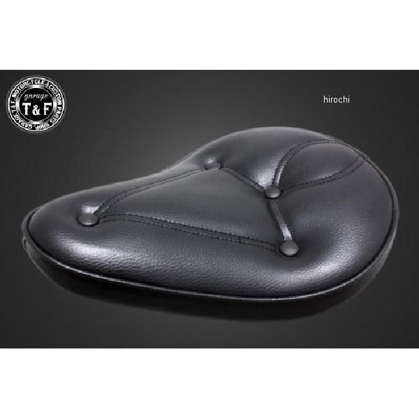ガレージT&F FSソロシート ボタン ブラック、フラットタイプ スタンダード 611054 HD店|ヒロチー商事 ハーレー 店