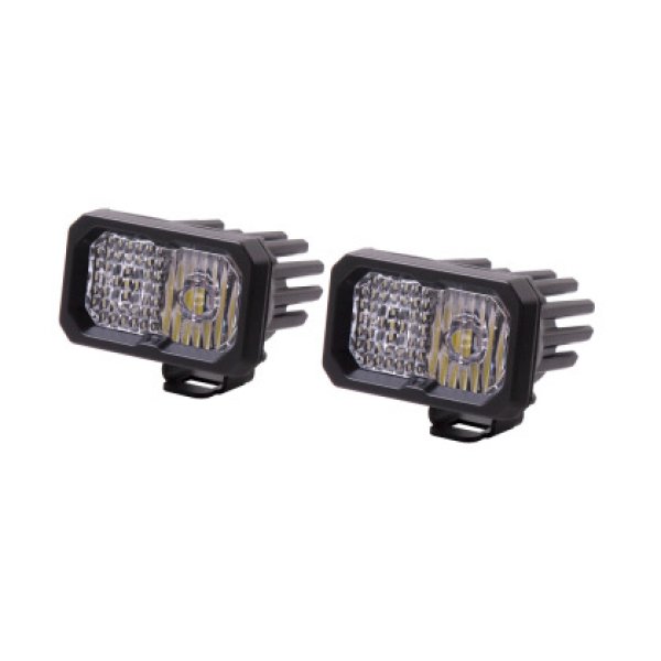 【USA在庫あり】 Diode Dynamics Stage Series 2 In LED Pod Sport - White Combo Standard ABL (2個) dioDD6388P HD店