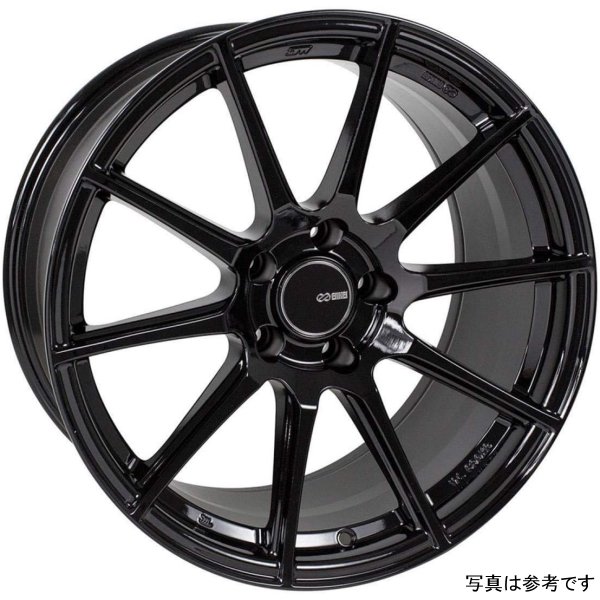 【USA在庫あり】 Enkei TS10 18x8 5x112 45mm オフセット 72.6mm Bore ブラック ホイール enk499-880-4445BK HD店