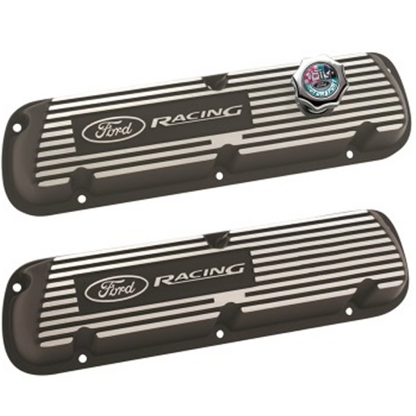 【USA在庫あり】 Ford Racing ブラック Satin Valve Covers Racing EFI frpM-6000-J302R HD店
