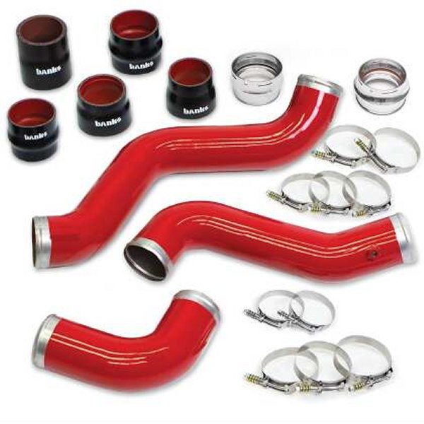 【USA在庫あり】 Banks Power 20年 GM 2500/3500 6.6L L5P Boost Tube Upgrade Kit レッド gbe26005 HD店
