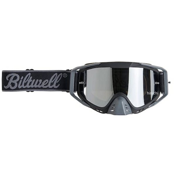 【メーカー在庫あり】 ビルトウェル Biltwell リッジラインゴーグル スクリプトグレー 2122-7121-011 HD店 10,500円