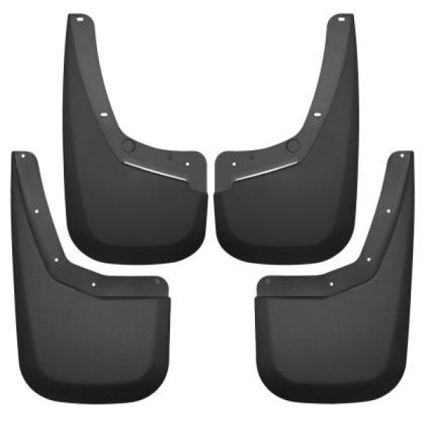 【USA在庫あり】 Husky Liners 07年-13年 シボレー シルバラード 1500 LT / 07年-14年 Siverado 2500HD フロント and リヤ マッドガード - ブラック hsl56796 HD店