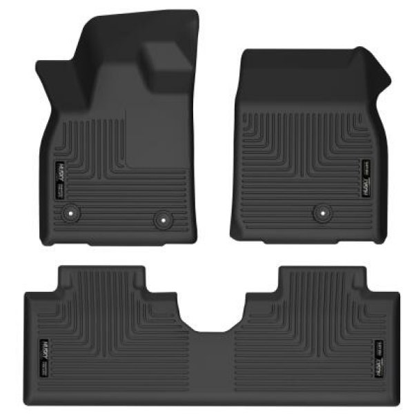 【USA在庫あり】 Husky Liners 2021 フォード Mustang Mach-E Weatherbeater フロント & 2nd Seat フロアライナー - ブラック hsl95071 HD店