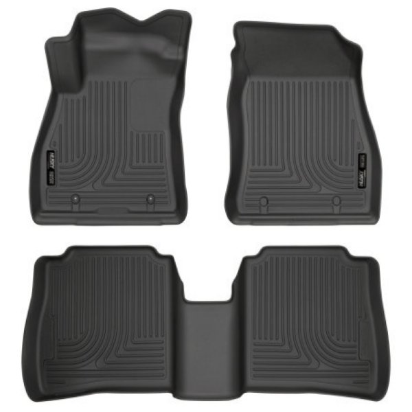 【USA在庫あり】 Husky Liners 14-18 Nissan Sentra Weatherbeater Black Front & 2nd Seat Floor Liners hsl95631 HD店