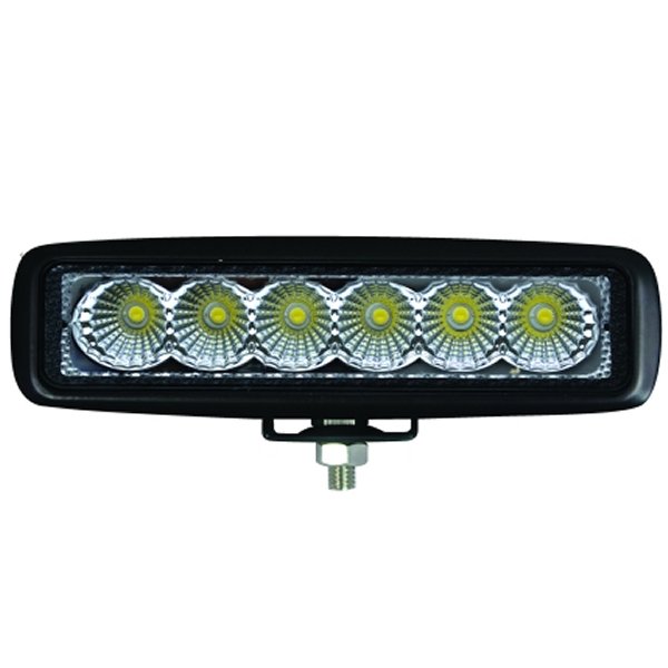 【USA在庫あり】 Hella Value Fit Mini 6in LED ライト Bar - Flood Beam Pedestal hella357203001 HD店