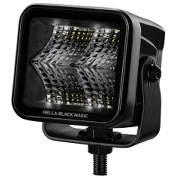 【USA在庫あり】 Hella Universal ブラック Magic 2.7in L.E.D. Cube キット - Flood Beam hella358176801 HD店