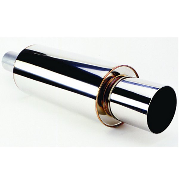【USA在庫あり】 HKS Universal SS Hi-Power Muffler (120mm tip / 75mm piping) hks3106-EX007 HD店