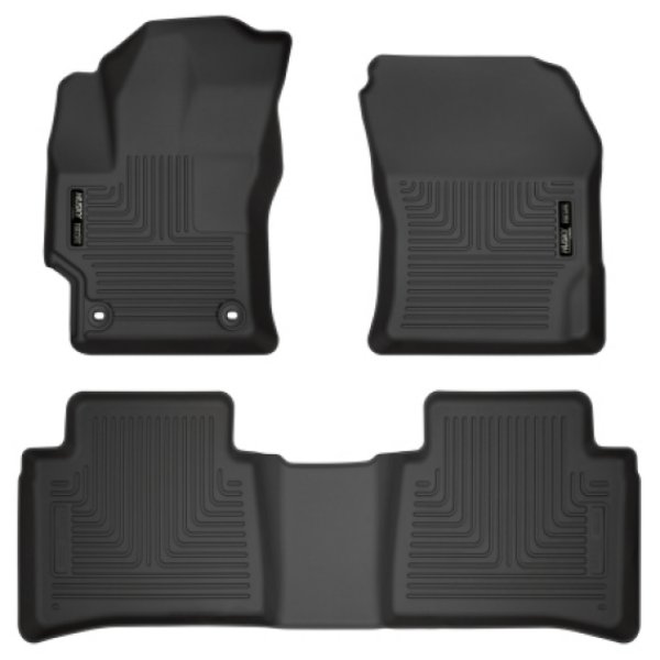 【USA在庫あり】 Husky Liners 2020 トヨタ Corolla Weatherbeater ブラック フロント & 2nd Seat フロアライナー hsl95751 HD店