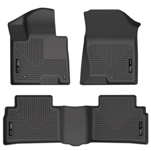 【USA在庫あり】 Husky Liners 2022 Hyundai Tucson Excl. Hybrid Weatherbeater ブラック フロント & 2nd Seat フロアライナー hsl95781 HD店