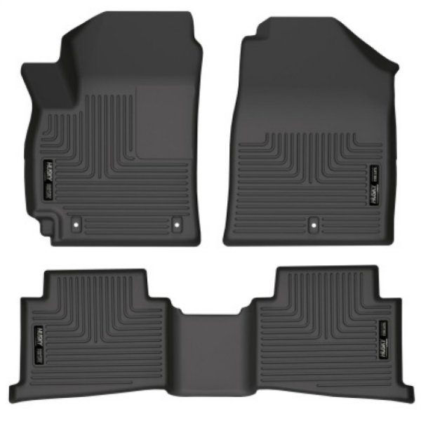 【USA在庫あり】 Husky Liners 21年-22年 Kia Seltos WeatherBeater フロント & 2nd Seat フロアライナー - ブラック hsl95801 HD店