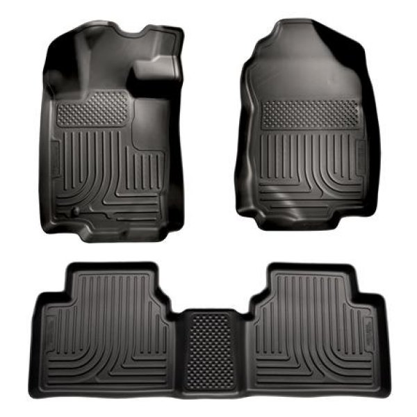 【USA在庫あり】 Husky Liners 10年-12年 フォード Fusion/Lincoln MKZ (FWD) WeatherBeater Combo ブラック フロアライナー hsl98361 HD店