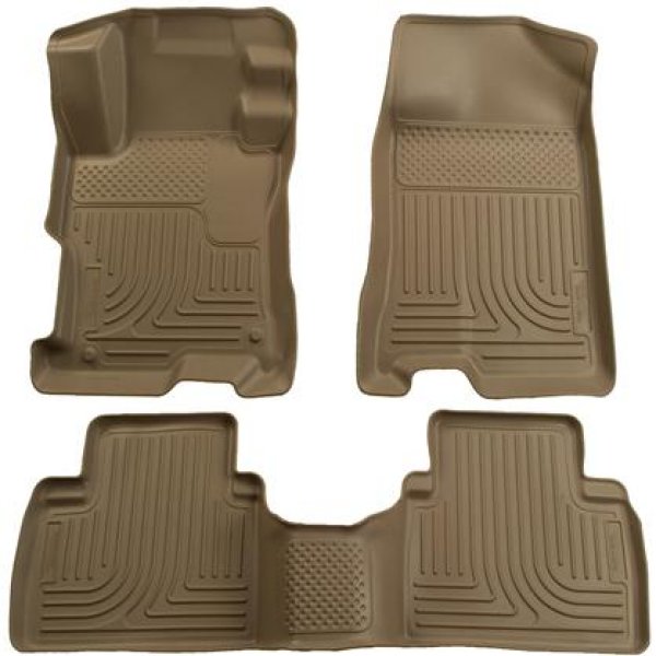 【USA在庫あり】 Husky Liners 04年-09年 トヨタ Prius WeatherBeater Combo Tan フロアライナー hsl98523 HD店