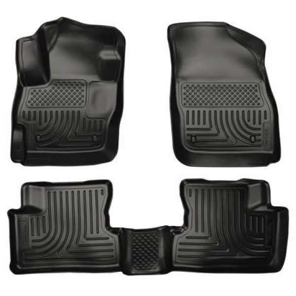 【USA在庫あり】 Husky Liners 10年-12年 マツダ 3 WeatherBeater Combo ブラック フロアライナー hsl98631 HD店