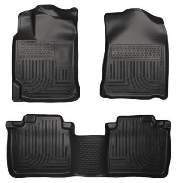 【USA在庫あり】 Husky Liners 10年-13年 Lexus RX350/RX450h WeatherBeater ブラック フロント & 2nd Seat フロアライナー hsl99551 HD店