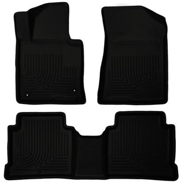【USA在庫あり】 Husky Liners 2015 Hyundai Sonata Weatherbeater ブラック フロント & 2nd Seat フロアライナー hsl99631 HD店
