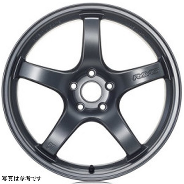 【USA在庫あり】 Gram ライト 57CR 18x9.5 +22 5x114.3 Gun ブルー 2 ホイール glsWGCRX22EG2 HD店