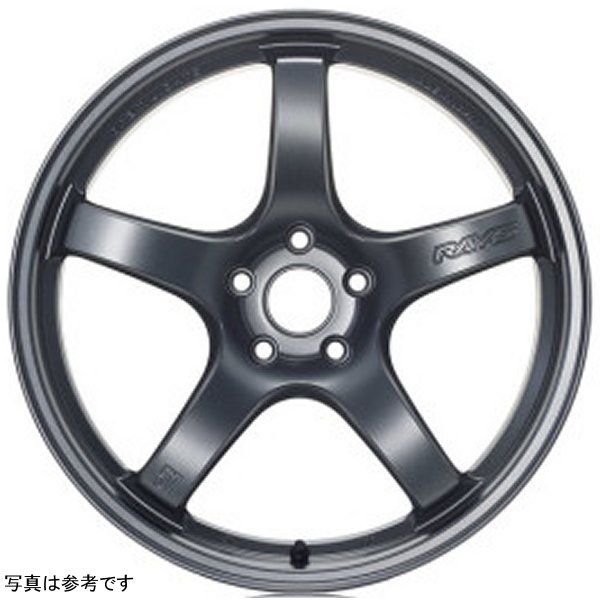 【USA在庫あり】 Gram ライト 57CR 18x9.5 +38 5x114.3 Gun ブルー 2 ホイール glsWGCRX38EG2 HD店