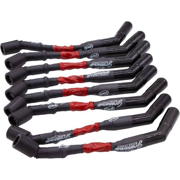 【USA在庫あり】 Granatelli 14年-21年 GM LT1 6.2L V-8 Hi-Perf Ignition Wire コネクター キット w/レッド Sleeves/Ceramic Boot gms28-1545-CBR HD店 48,416円