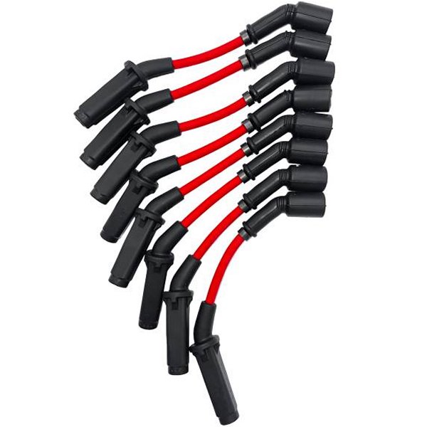 【USA在庫あり】 Granatelli 99-23 GM 6.0L/6.2L LS2/LS3/LSA/LS7/LS9 Cars Hi-Perf Coil-Near-Plug Wire Conn Kit レッド gms28-1811S-R HD店