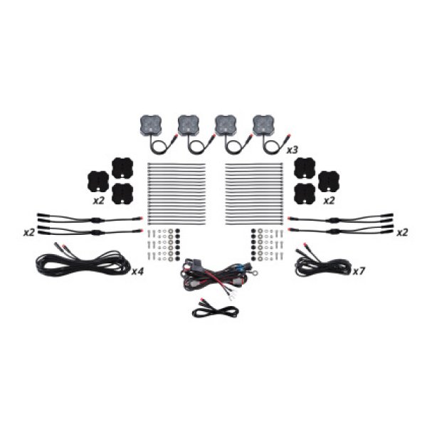 【USA在庫あり】 Diode Dynamics RGBW Rock ライト Installer Magnet Mount キット (12-pack) dioDD7749 HD店