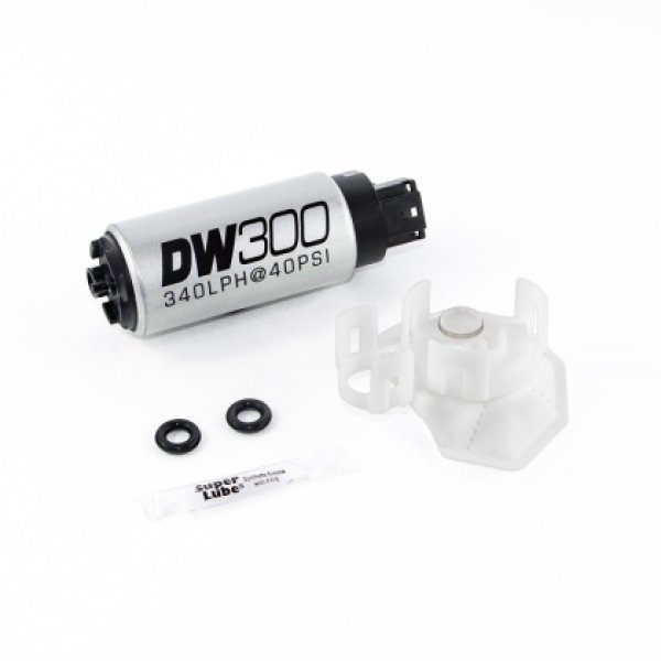 【USA在庫あり】 DeatschWerks 340lph DW300C Compact フューエルポンプ w/インストールキット 08年-15年 ミツビシ EVO X (w/o Clips) dwk9-307-1026 HD店