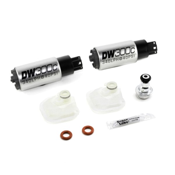 【USA在庫あり】 DeatschWerks 09年-15年 Cadillac CTS-V DW300c (2) 340 LPH In-Tank フューエルポンプs w/ インストールキット dwk9-309-1039 HD店